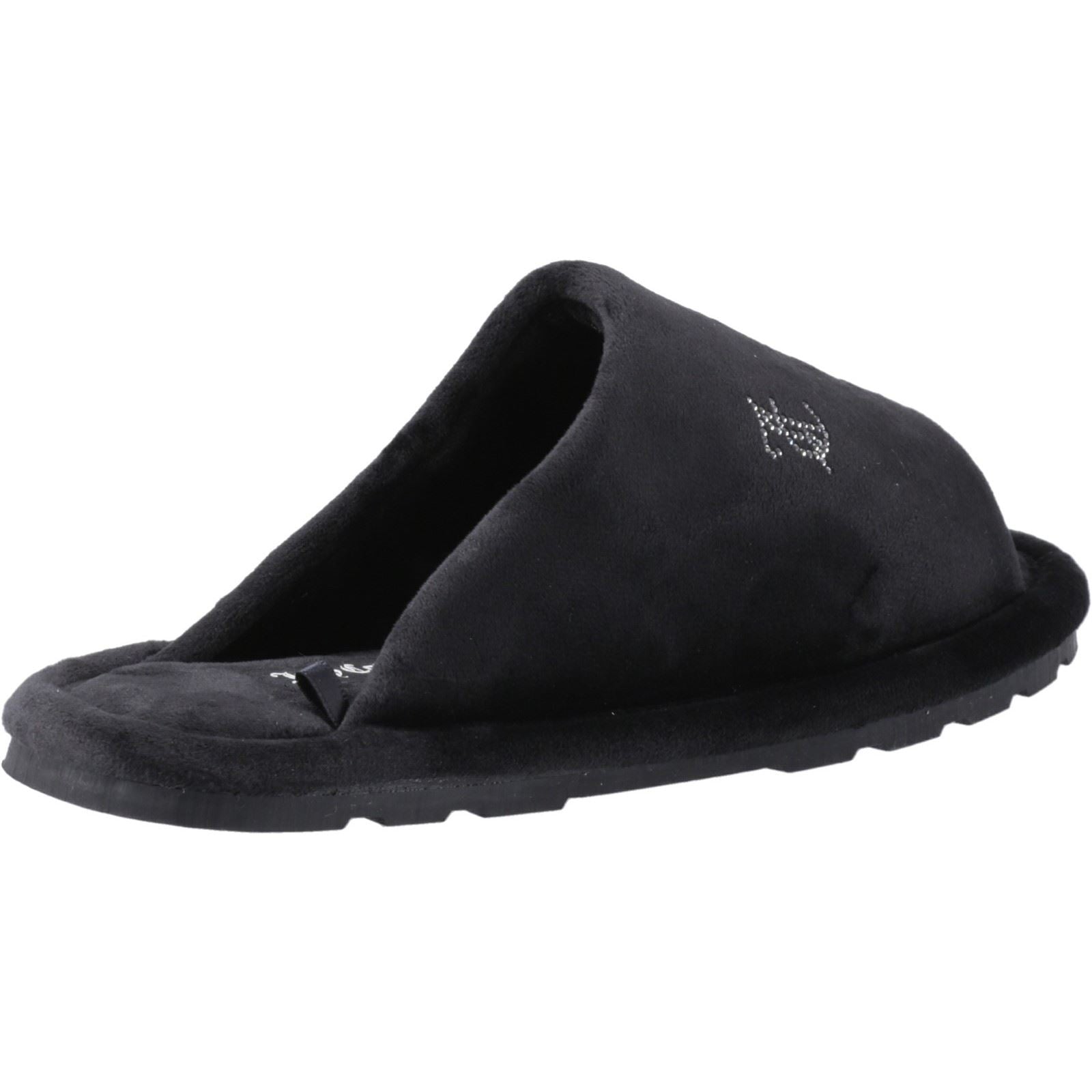 Juicy Couture Vivien Synthetik Damen Hausschuhe In Schwarz