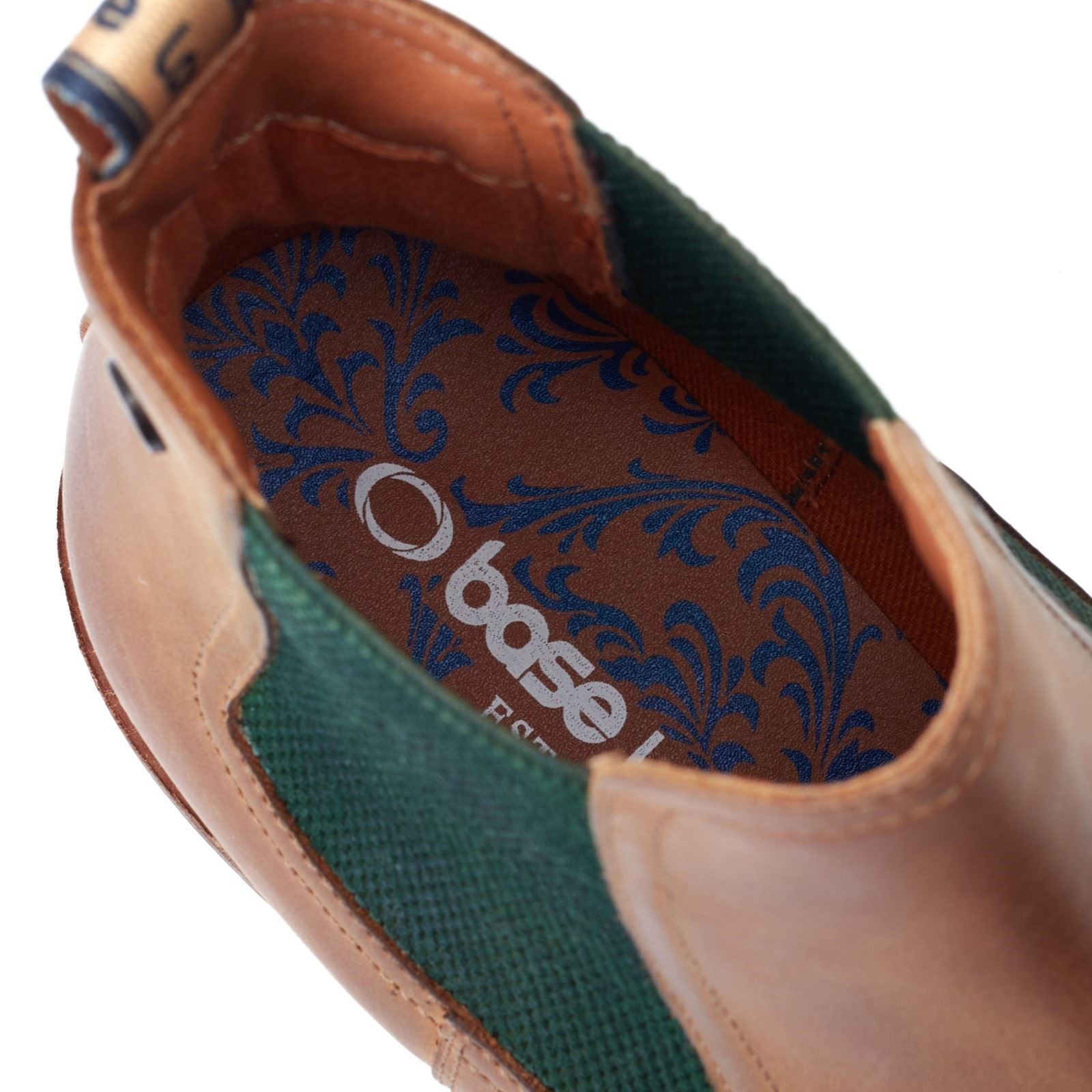 Base London Wynn Leder Herren Stiefel In Tan