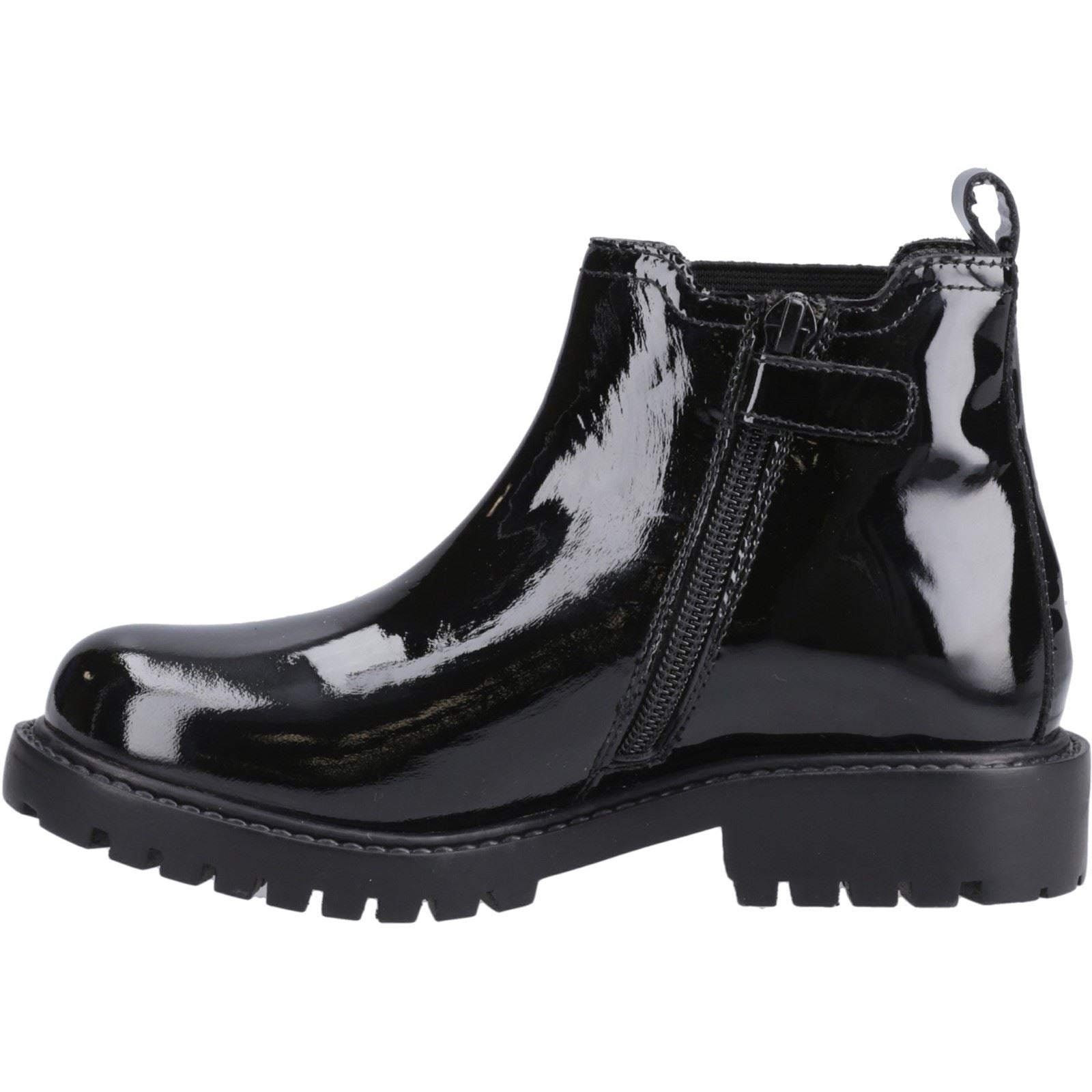 Hush Puppies Ariella Chelsea Mädchen Schwarze Farbe Lederstiefel