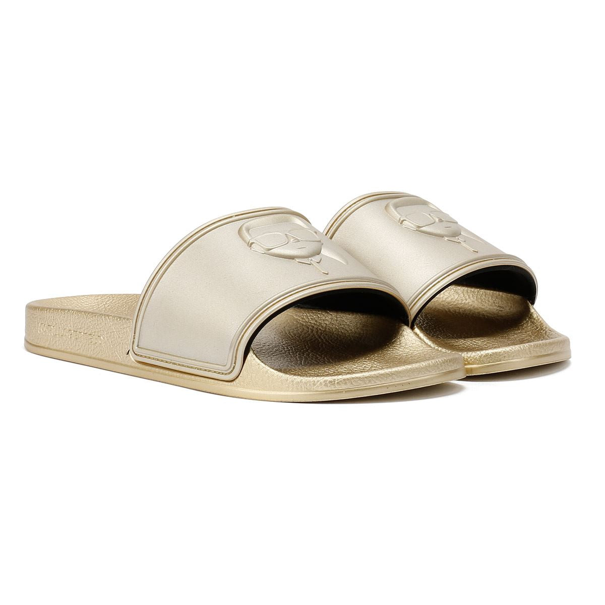 Karl Lagerfeld Kondo 2.0 Karl NFT Damen Gold Pantoletten