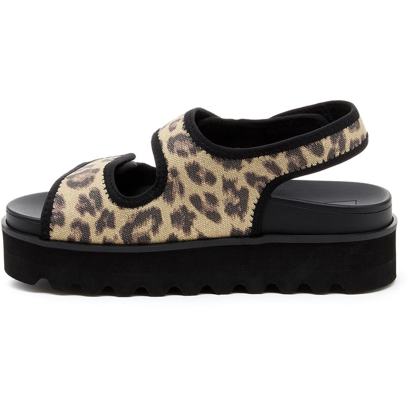 Rocket Dog Balmy Dexter Damen Textil Sandalen In Beige/Schwarz