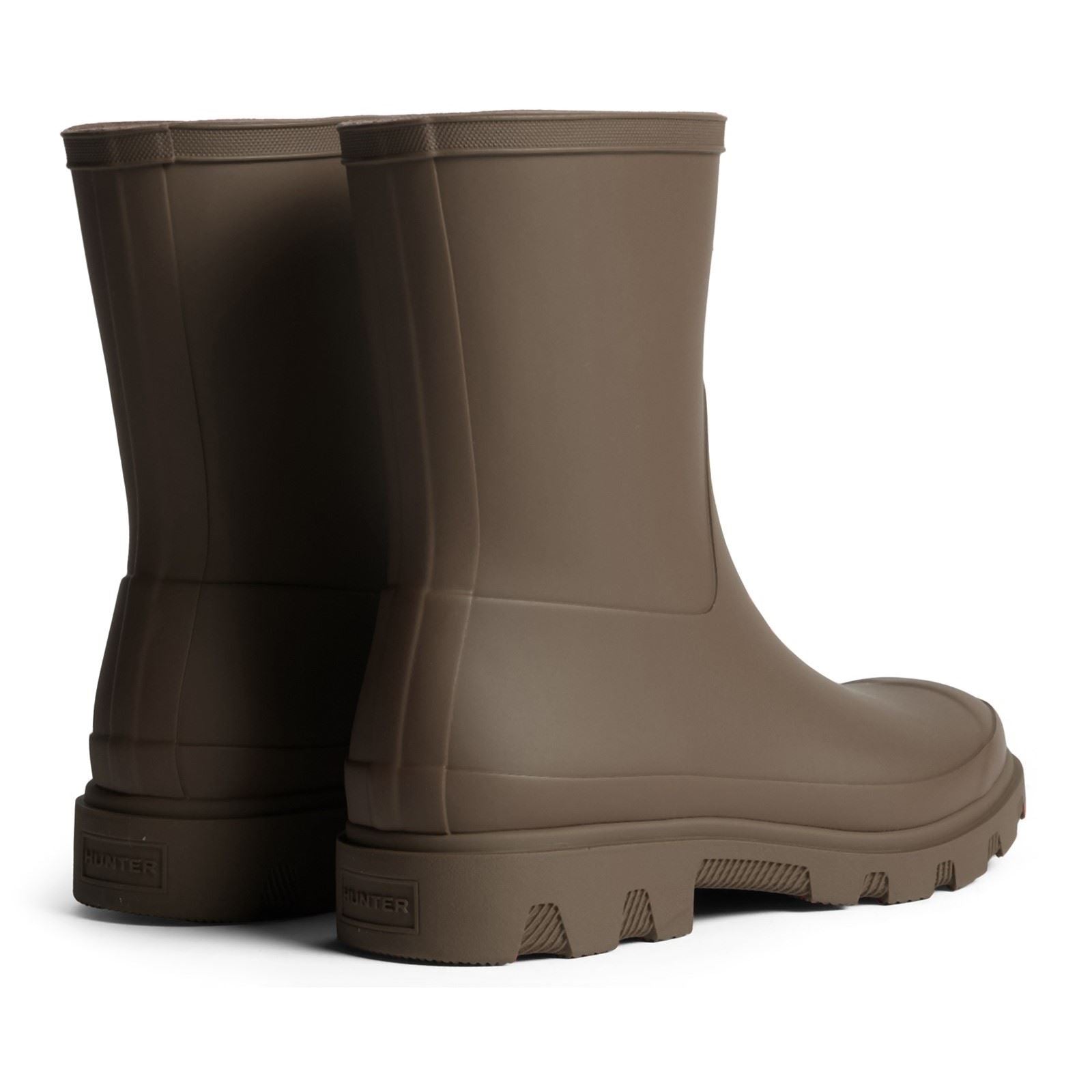Hunter Downpour Short Boot Gummi Damen Schokoladenbraune Gummistiefel