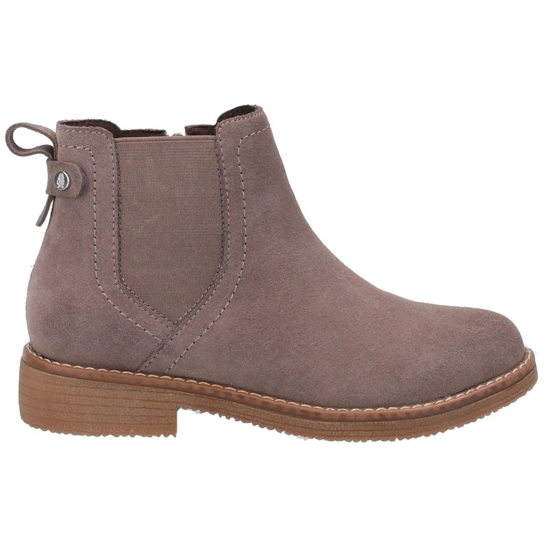 Hush Puppies Maddy Wildleder Damen Graue Stiefel