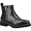 Hush Puppies Grace Zip Damenstiefel Aus Schwarzem Wildleder