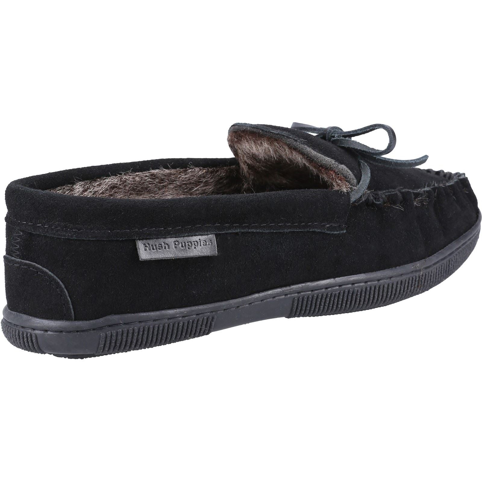 Hush Puppies Ace Wildleder-Hausschuhe Für Herren In Schwarz