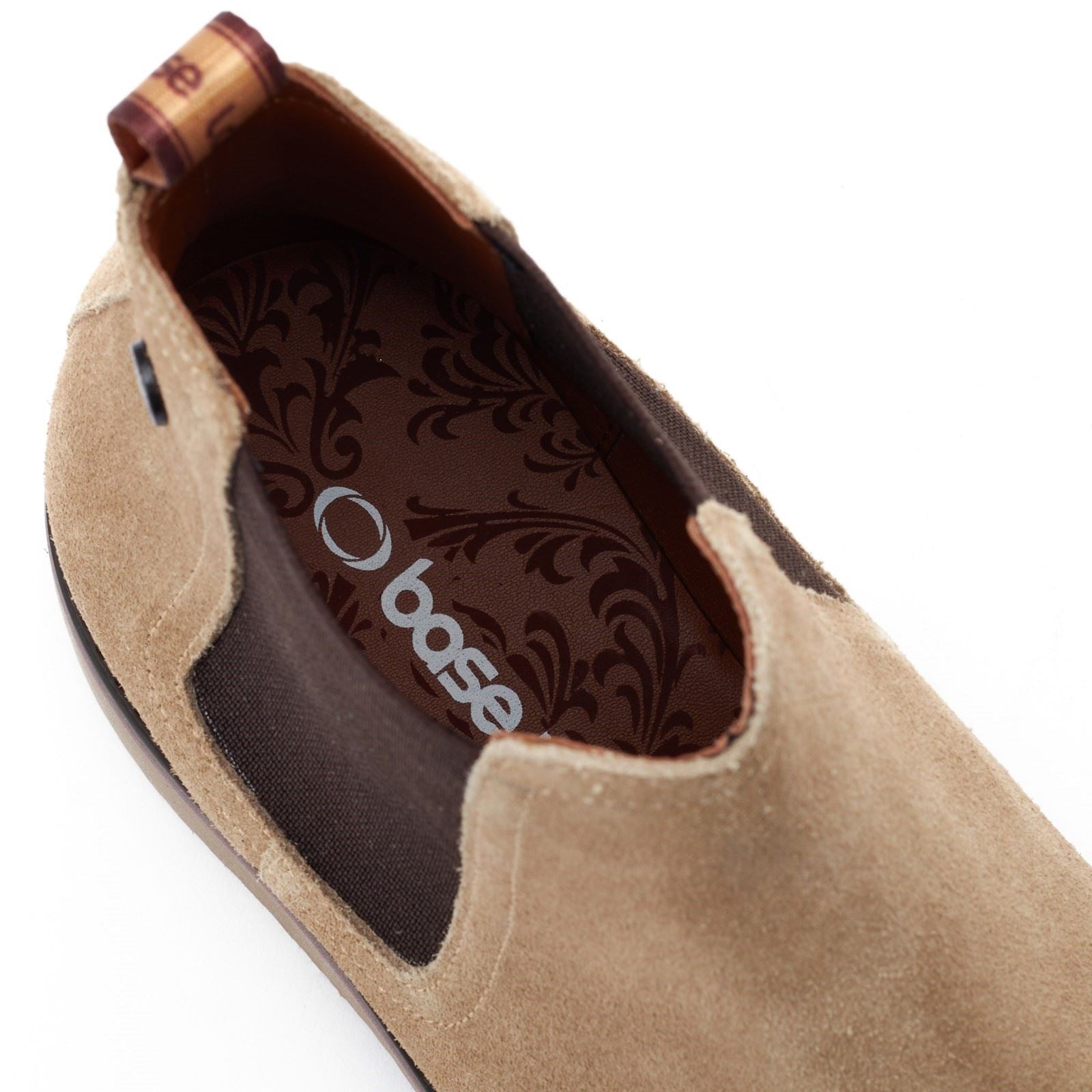 Base London Hooper Leder Herren Sandbeige Stiefel