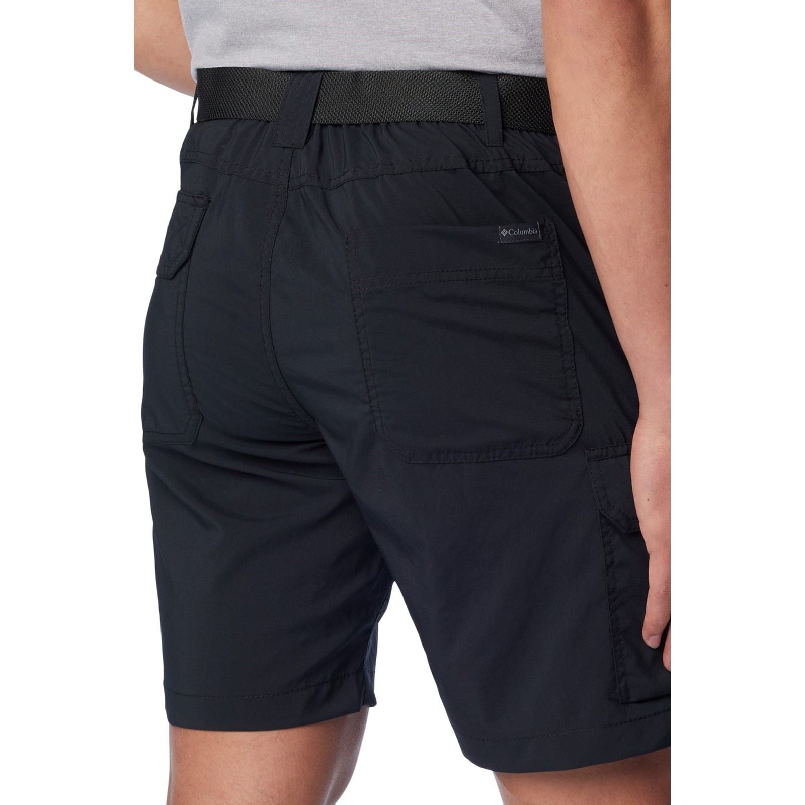 Columbia Silver Ridge Utility Cargo Short Polyester Herren Schwarze Knielange Shorts