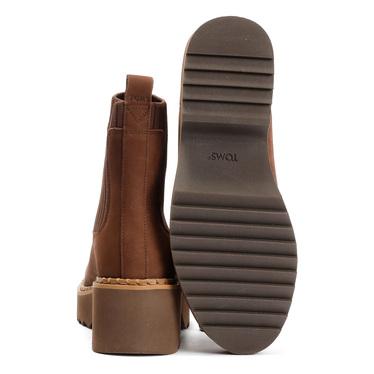 TOMS Millie Nubuck Damen Braune Stiefel
