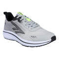 Hi-Tec Santorini Polyester Herren Sneaker In Cool Grey/Schwarz/Acid Lime