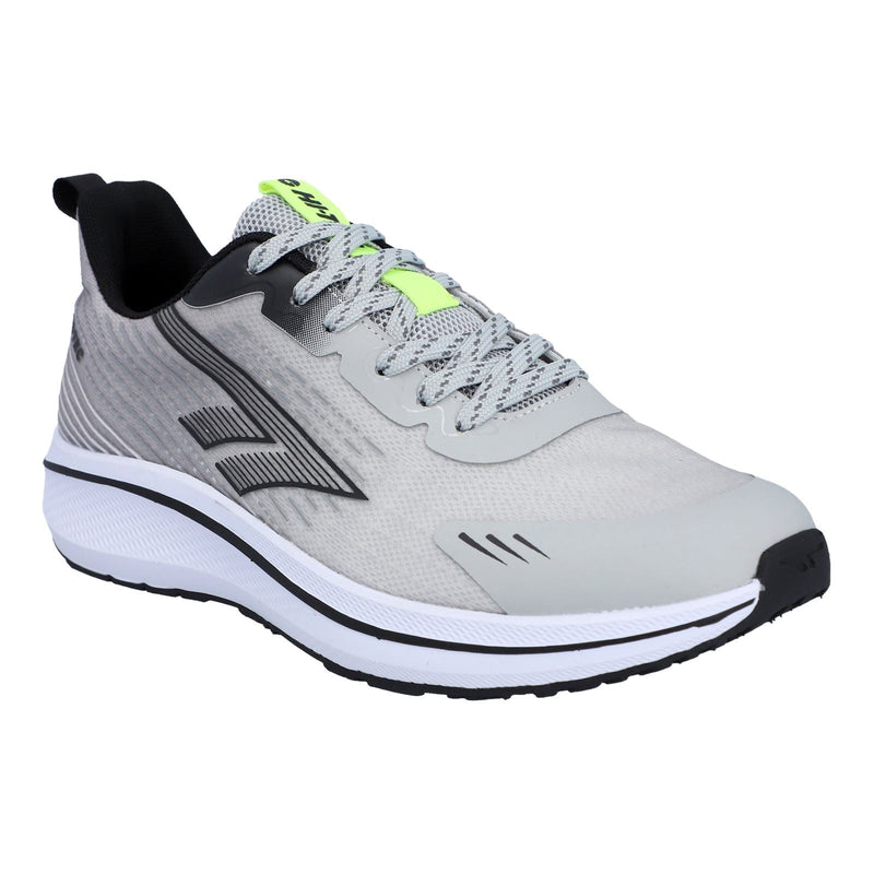 Hi-Tec Santorini Polyester Herren Sneaker In Cool Grey/Schwarz/Acid Lime