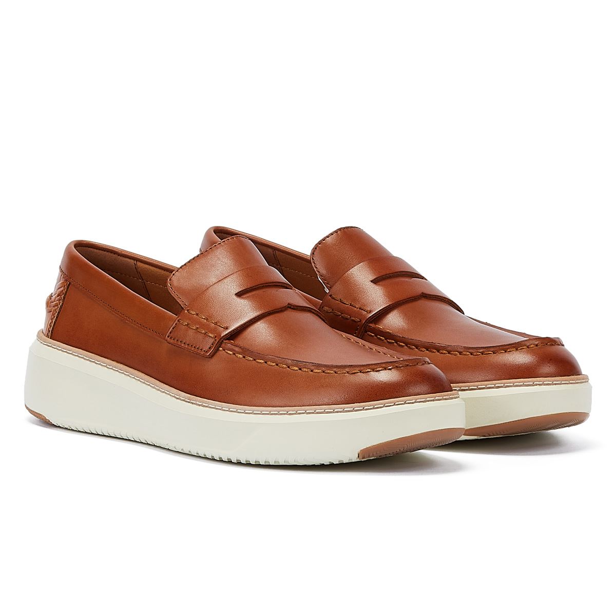 Cole Haan Topsin Leder Herren Braune Loafers