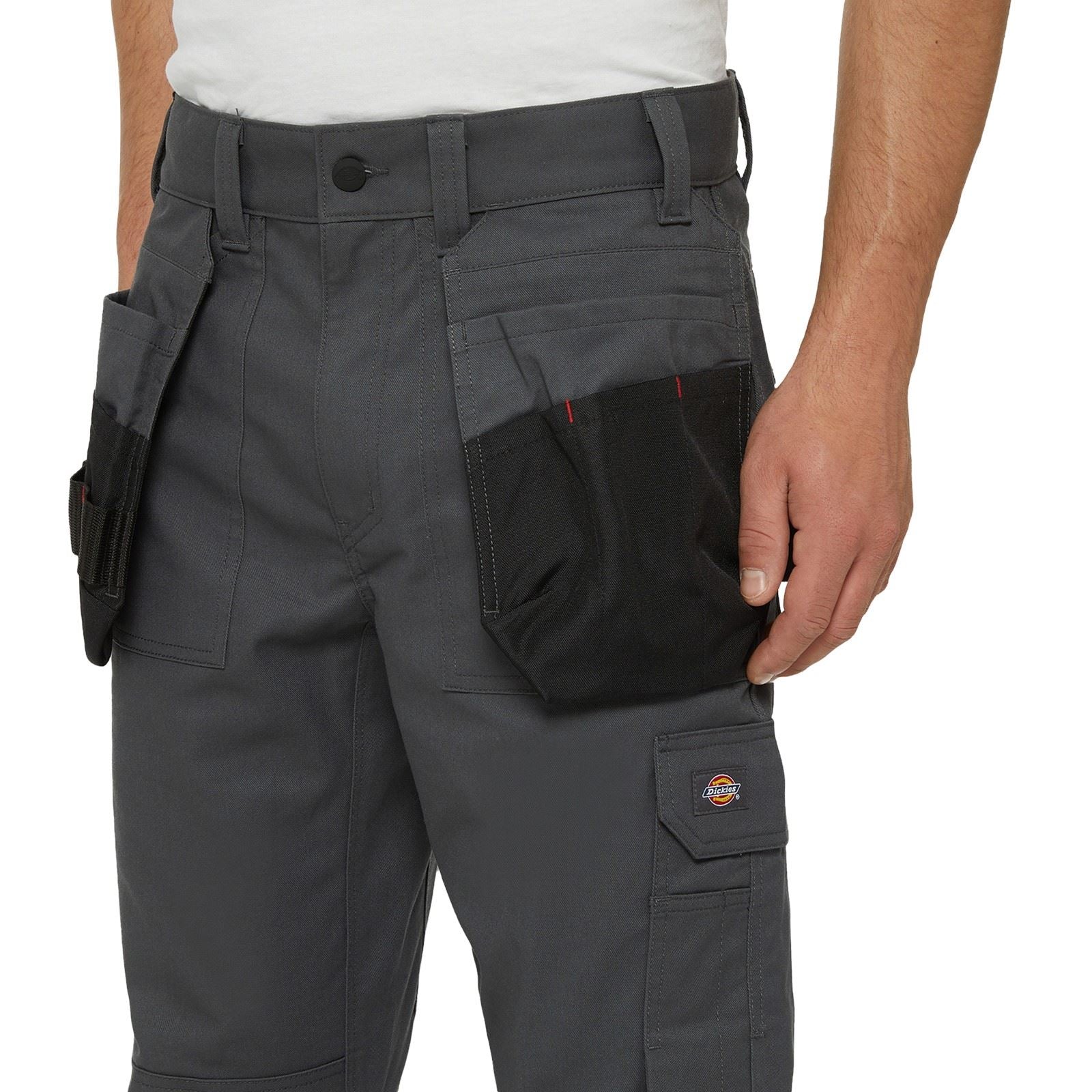 Dickies Multi Pocket Utility Polyester Herren Graue Arbeitshose