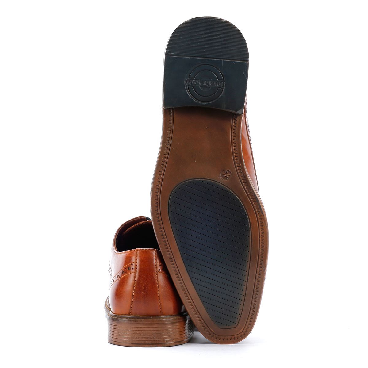 Lambretta Harvey Derby Herren-Schnürschuhe Aus Braunem Leder