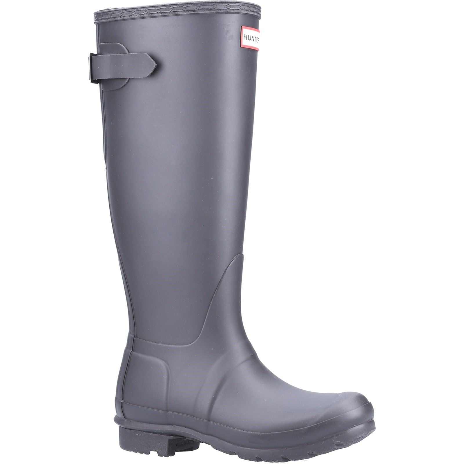 Hunter Original Tall Back Adjustable Gummistiefel Für Damen In Schwarz