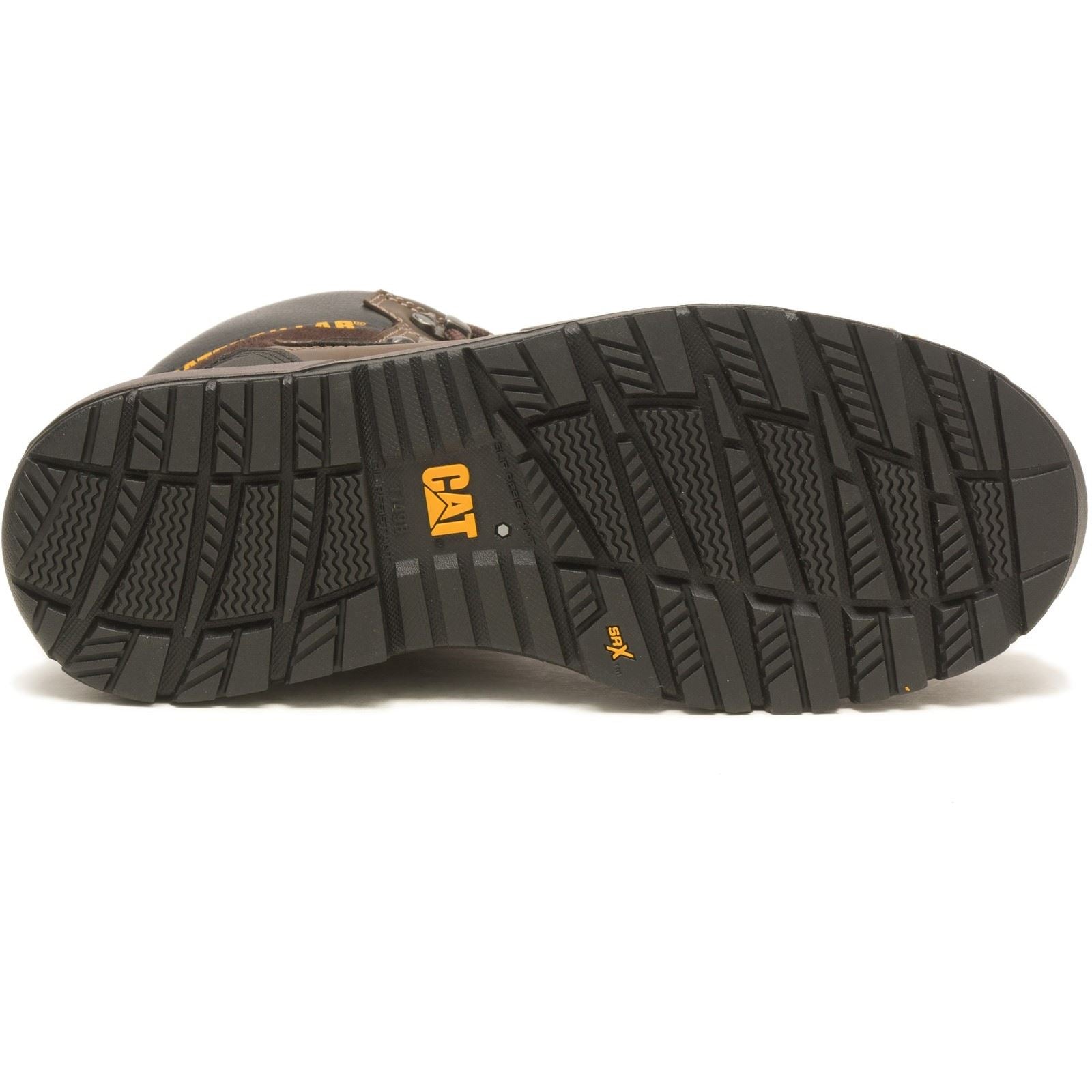 Caterpillar Diagnose 2.0 Leder Kaffee Sicherheitsstiefel