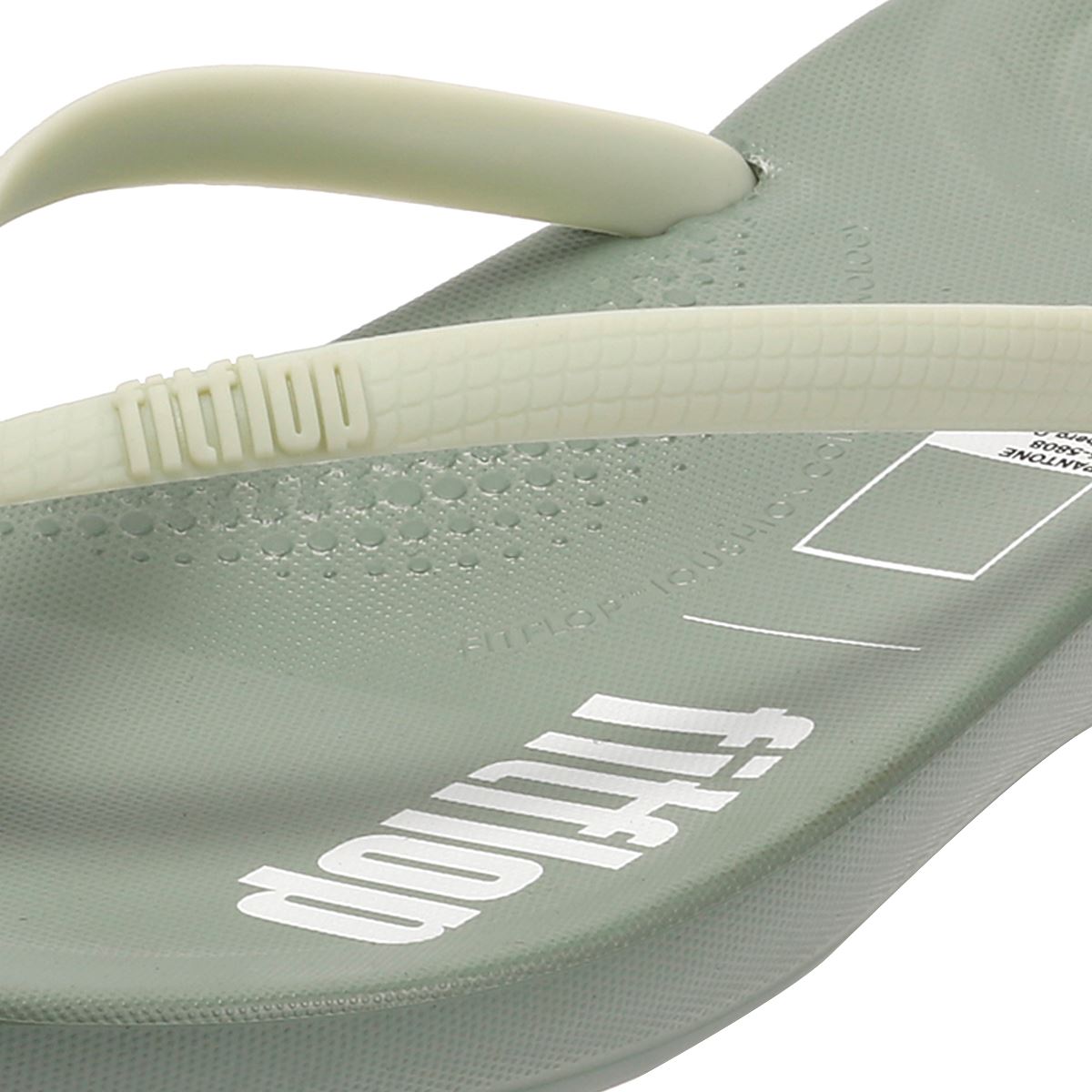FitFlop X Pantone Iqushion Damen Grüne Flip-Flops