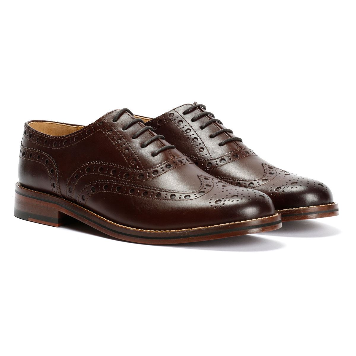 Chapman & Moore Oxford Brogue Herren Leder Braune Schnürschuhe