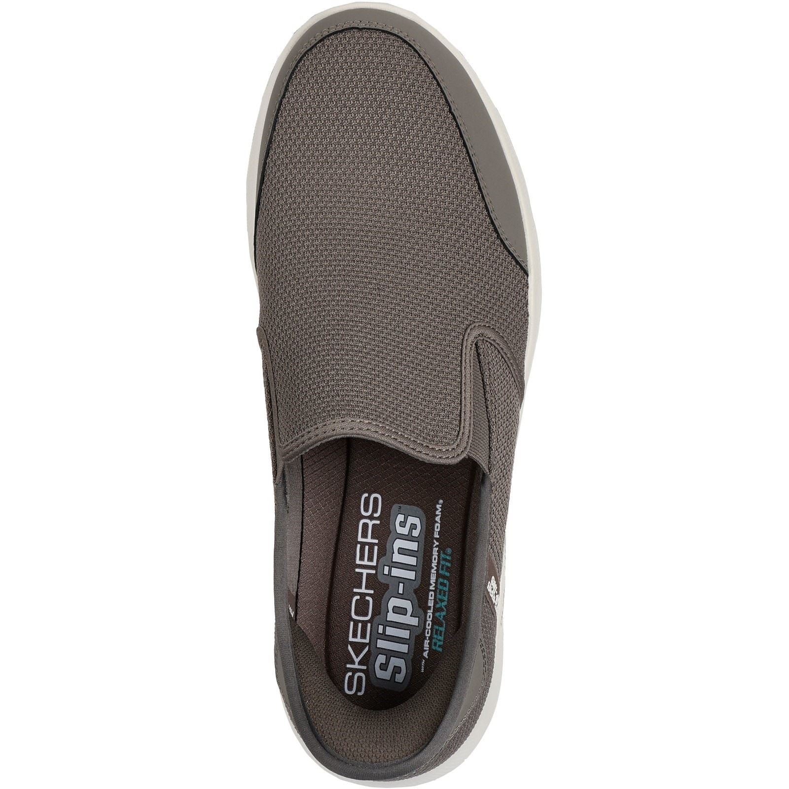 Skechers Equalizer 5.0 Drayze Herren Sneaker Aus Polyester In Taupe