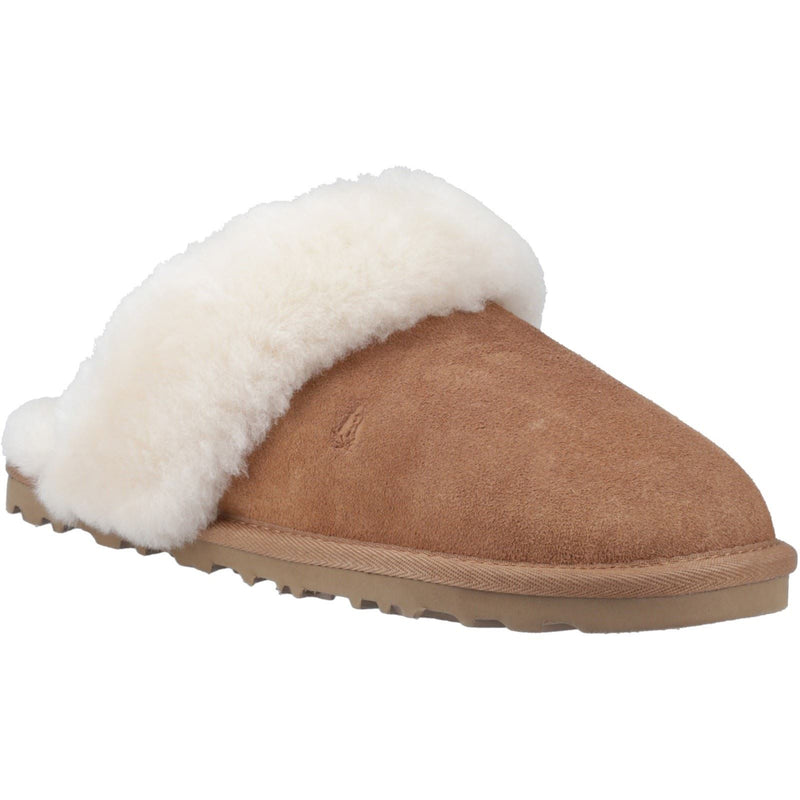 Hush Puppies Samantha Damenhausschuhe aus Veloursleder in Tan
