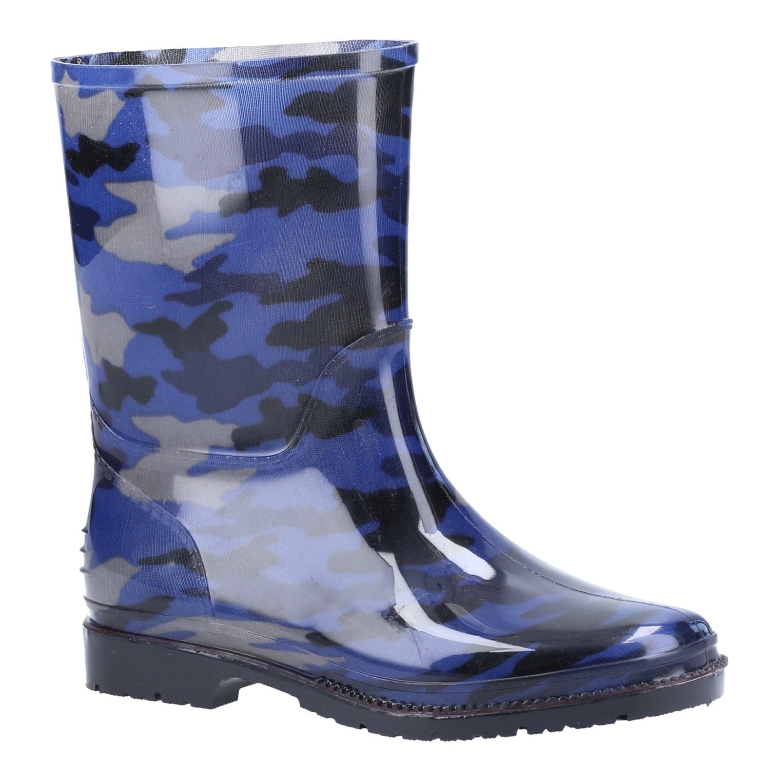 Cotswold PVC Jnr Gummistiefel Für Mädchen Aus Pvc In Marine-Tarnfarbe