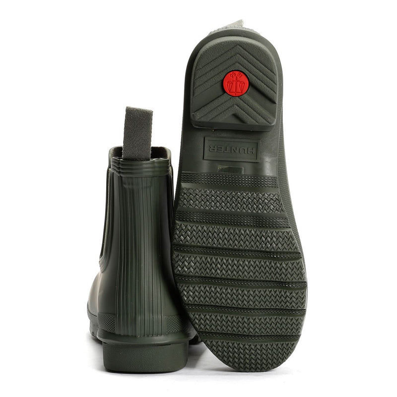 Hunter Original Chelsea Gummi Damen Grüne Gummistiefel