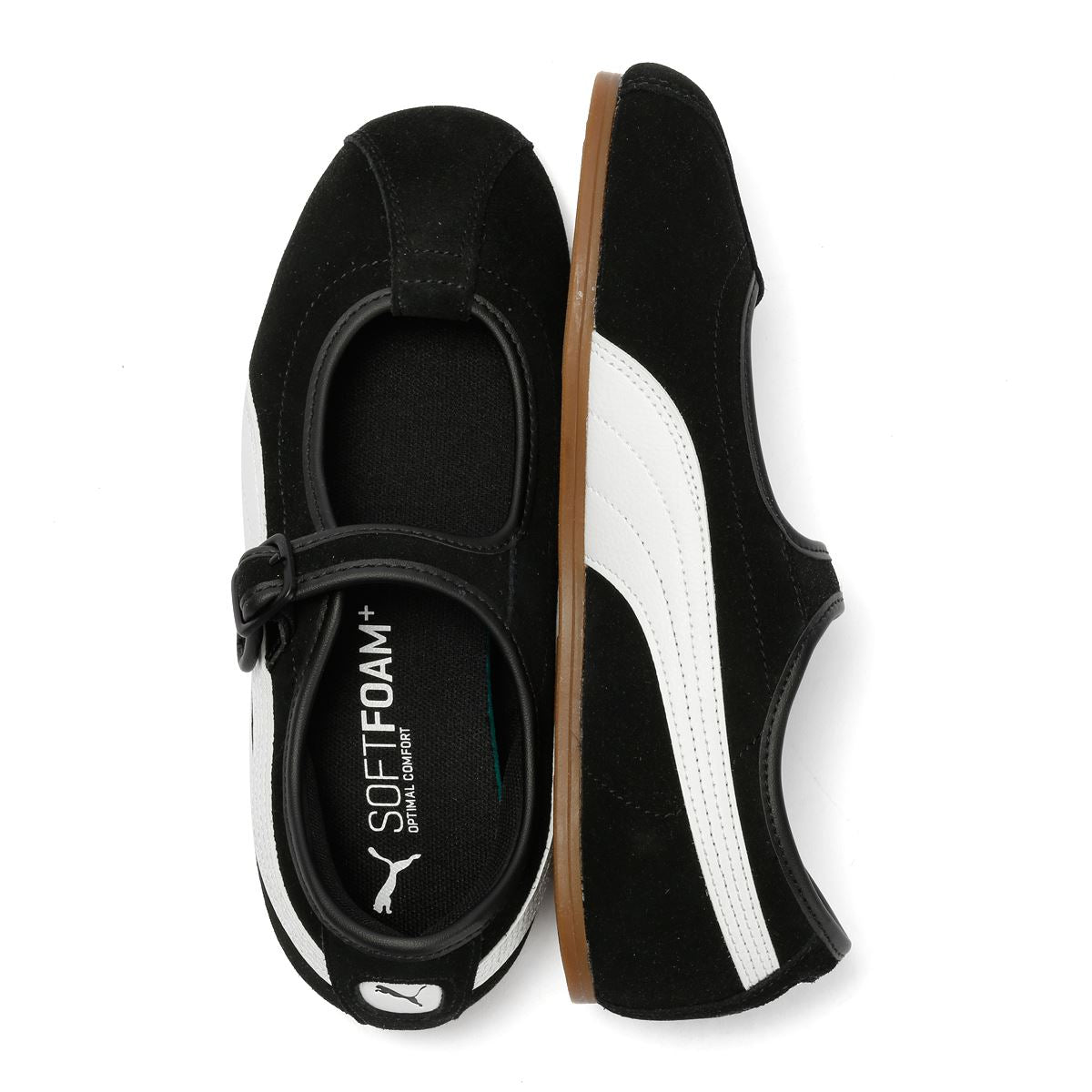 Puma Tacklette Wildleder Damen Schwarz Sneakers