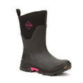 Muck Boots Arctic Ice Mid AGAT Gummistiefel Schwarz/Heißrosa