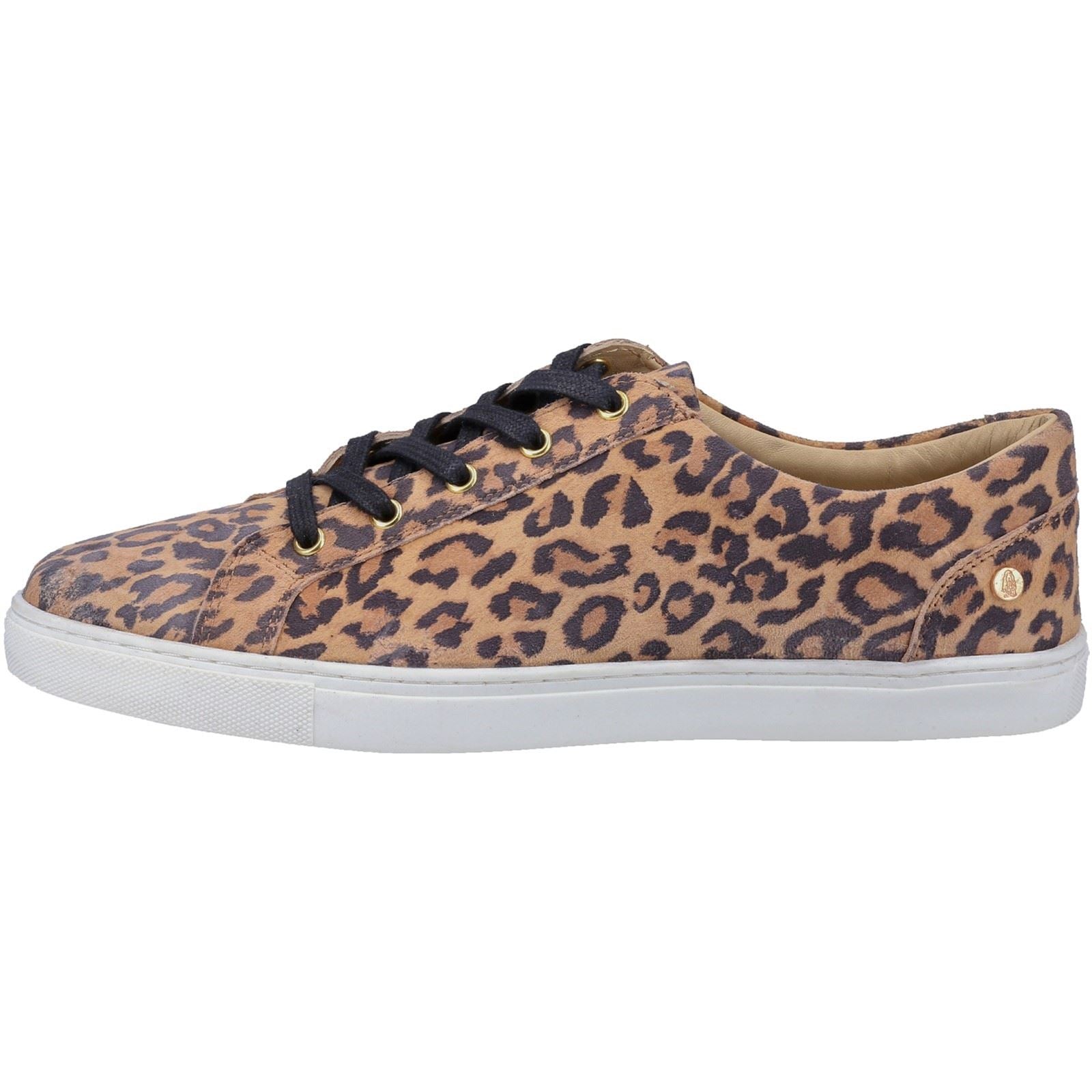 Hush Puppies Tessa Wildleder Damen Leoparden-Sneakers