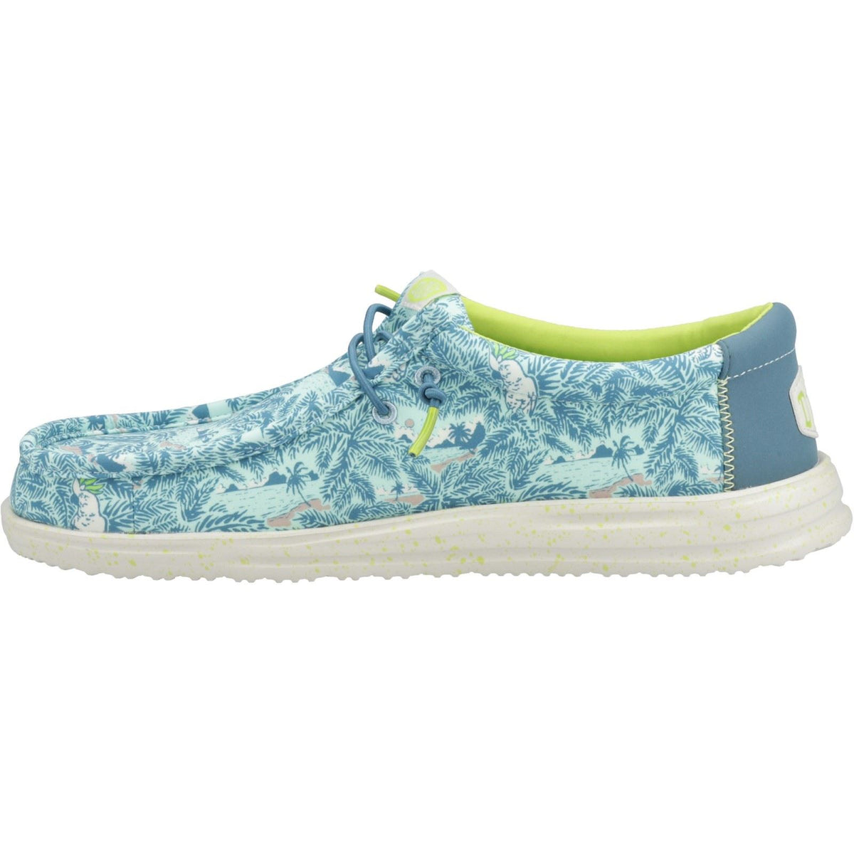 HEYDUDE Wally H2O Tropical Herren Blaue Tropische Bootsschuhe