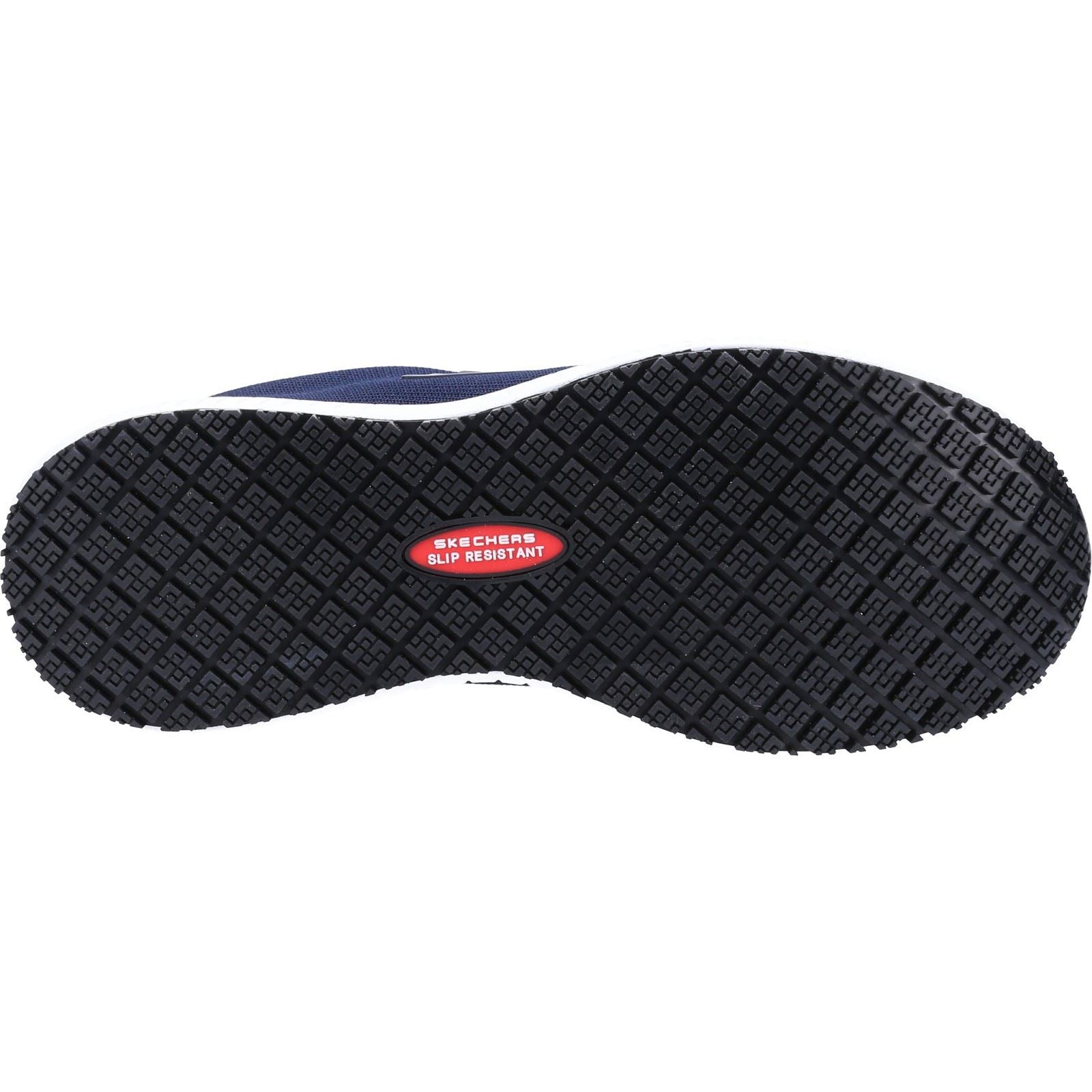 Skechers Workwear Squad SR Textil Damen Navy Sicherheits Sneakers