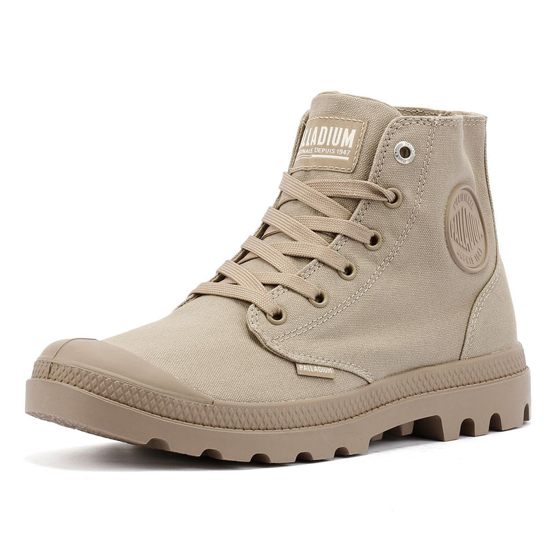 Palladium Pampa Hi Mono Chrome Canvas Herren Khaki Stiefel
