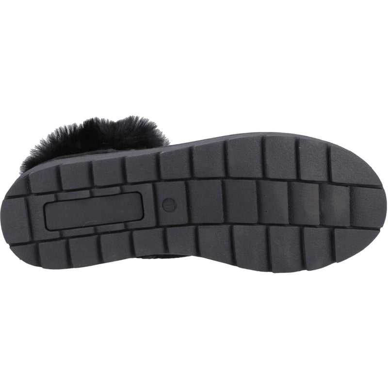 Hush Puppies Moira Wildlederschwarze Damenstiefel