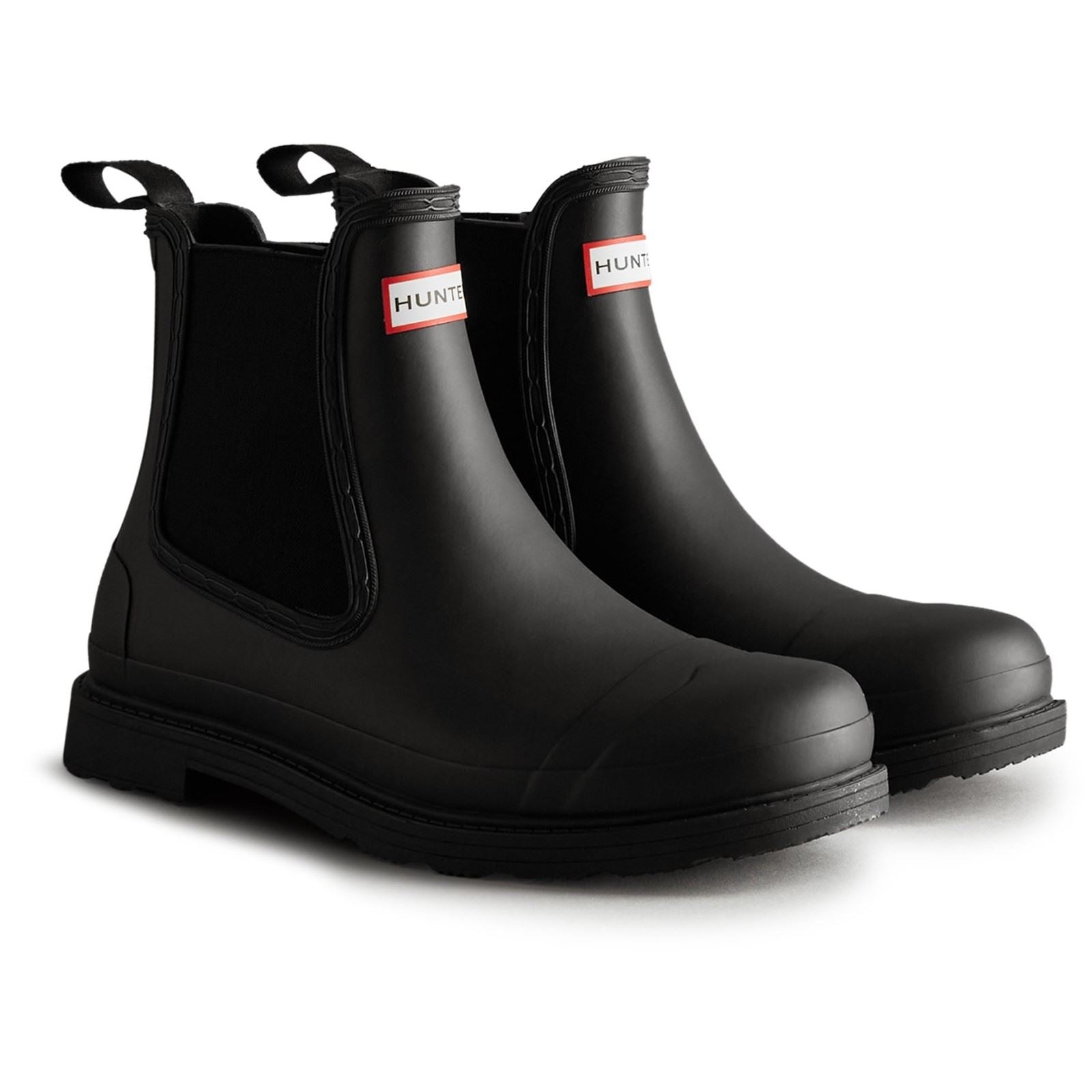Hunter Commando Gummistiefel Für Herren In Schwarz