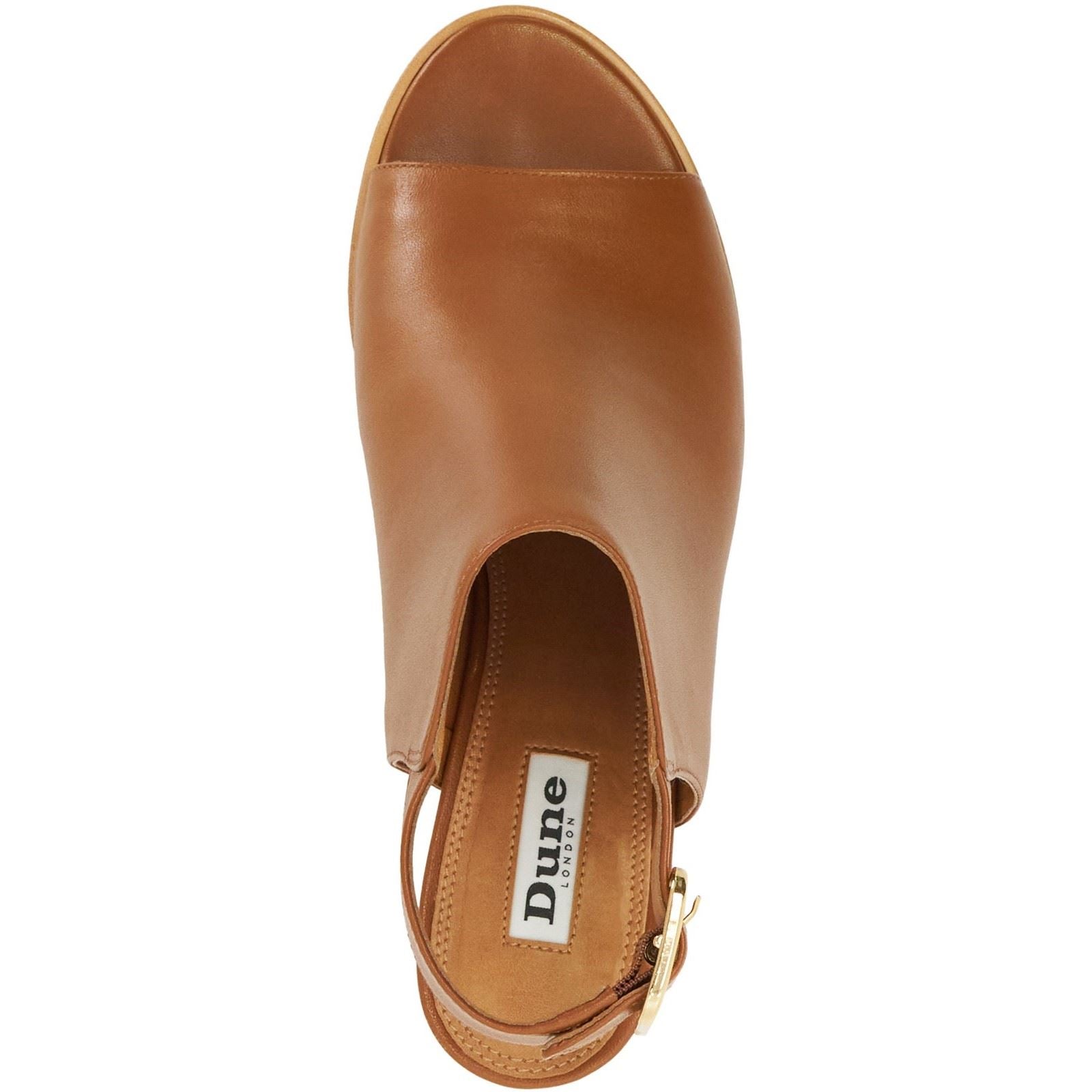 Dune Joupin Damen Sandalen Aus Leder In Tan