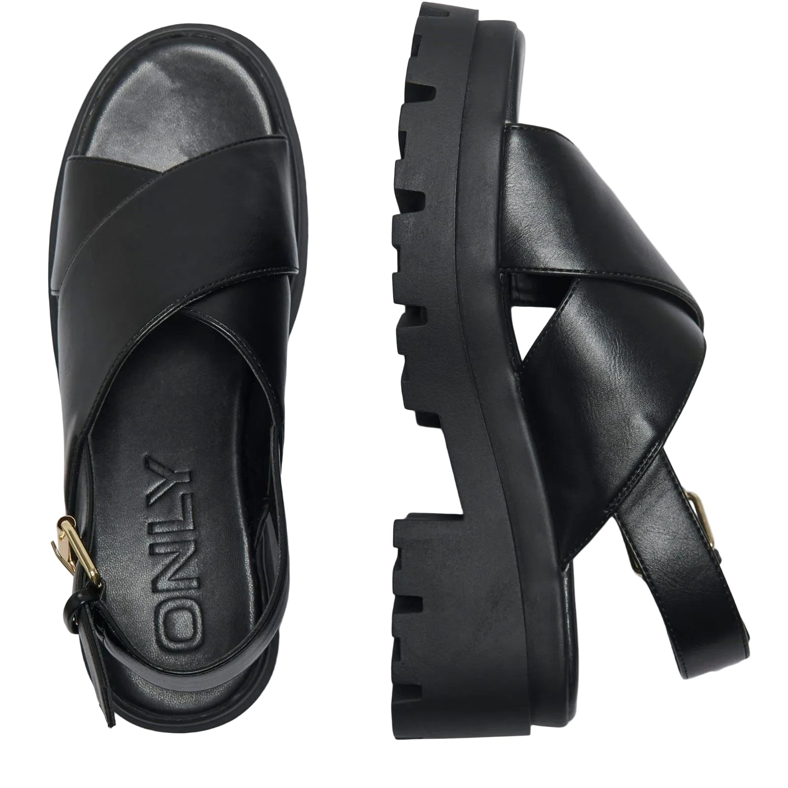 ONLY DOJA 10 Synthetik Damen Schwarze Farbe Sandalen