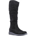 Hush Puppies Lucinda Damenstiefel Aus Schwarzem Wildleder