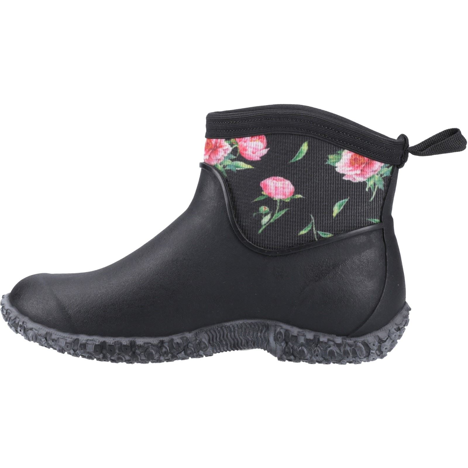 Muck Boots Muckster II Ankle Gummistiefel Schwarz/Rosen