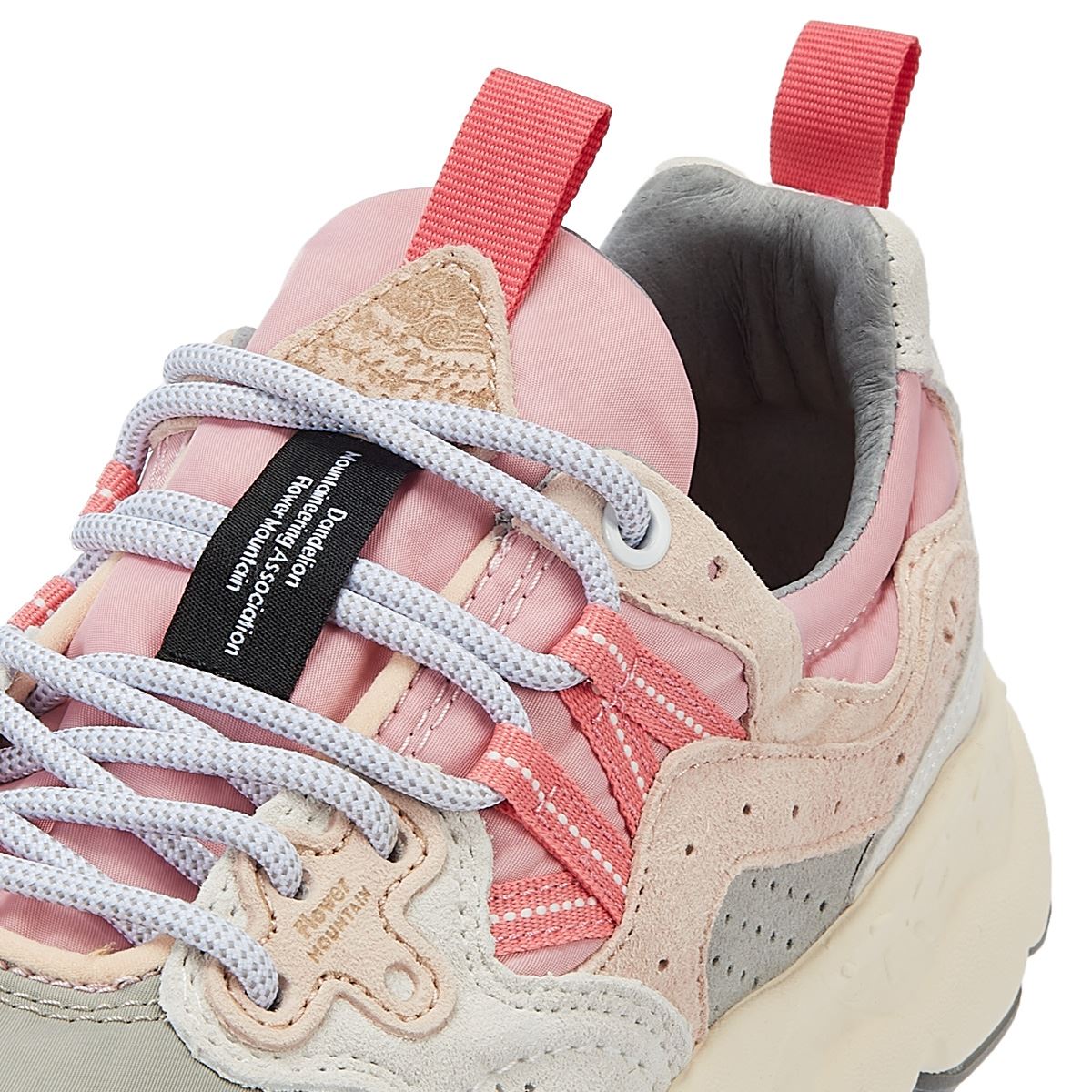Flower Mountain Yamano 3 Rosa/Graue Wildleder Turnschuhe