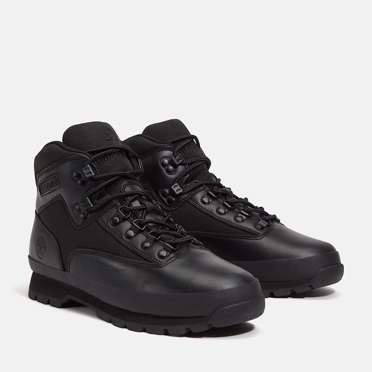 Timberland Euro Hiker Workwear I Blackout Herren Stiefel Aus Schwarzem Leder