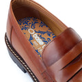 Base London Ivey Herrenslipper Aus Gebranntem Tan-Leder