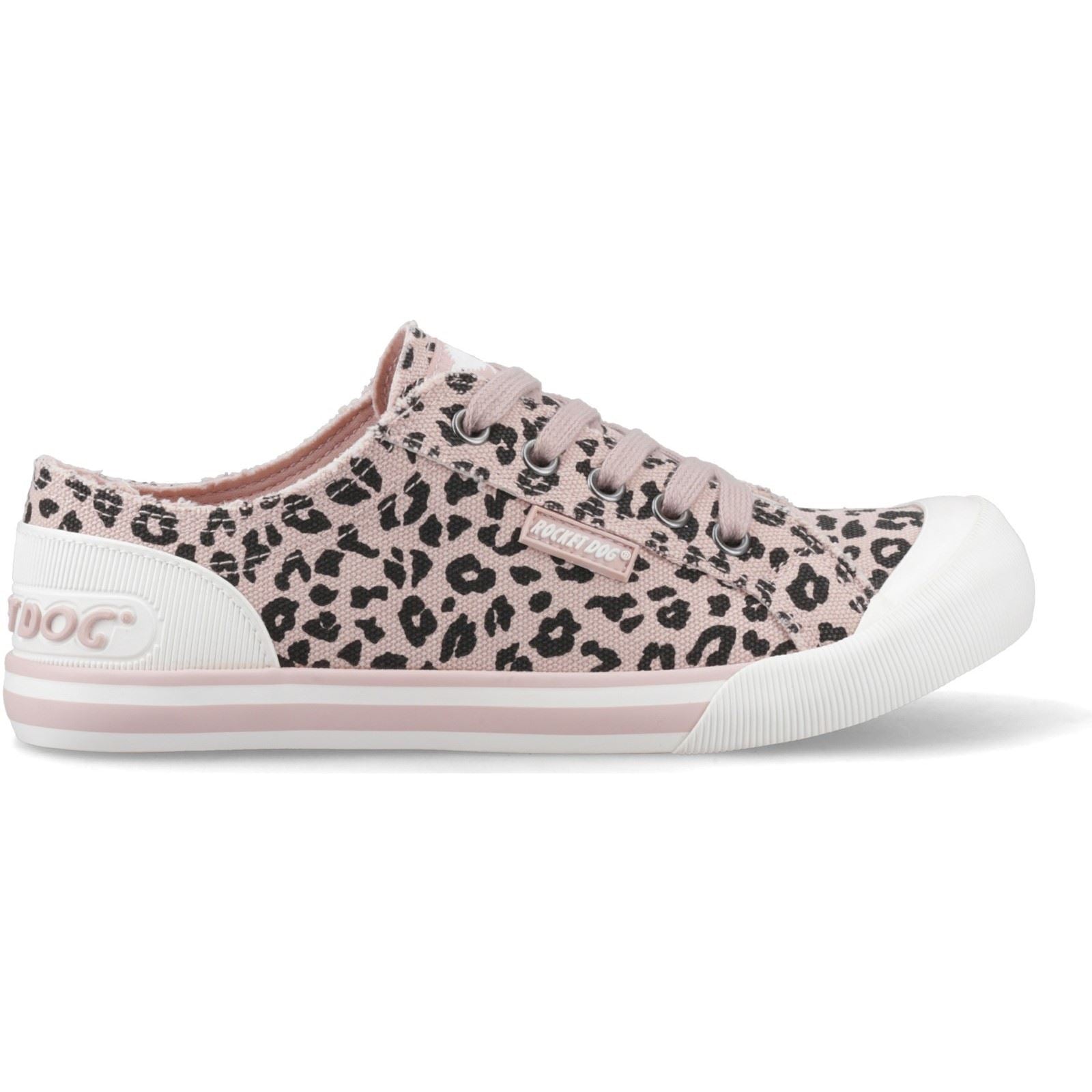 Rocket Dog Jazzin Leon Baumwolle Damen Hellrosa Turnschuhe
