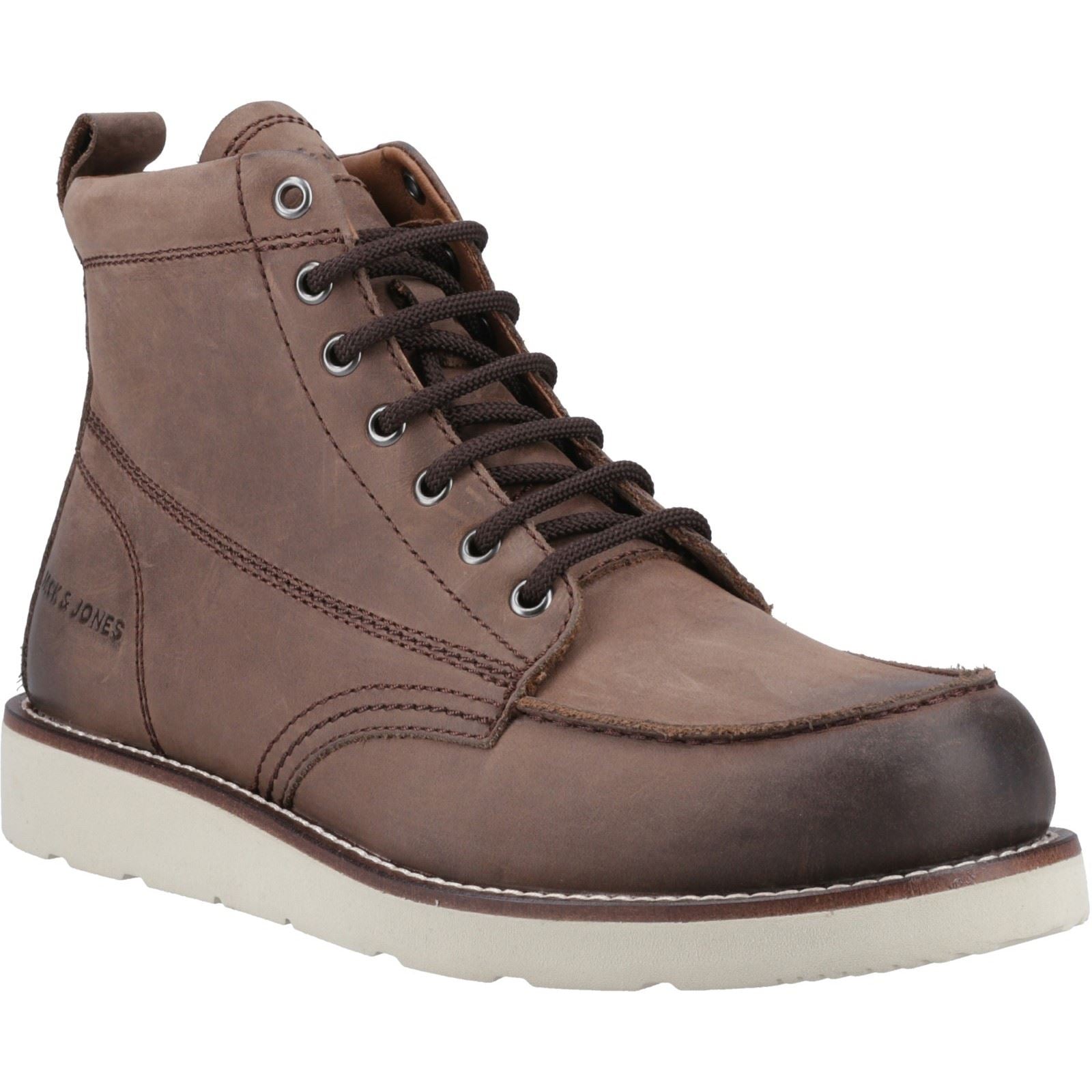 Jack & Jones Toronto Herren Ankle Boots aus braunem Leder
