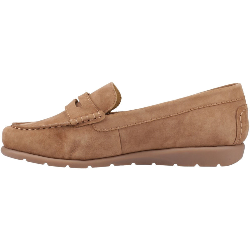 Hush Puppies Shelby Damen Wildleder Schlupfschuhe In Tan