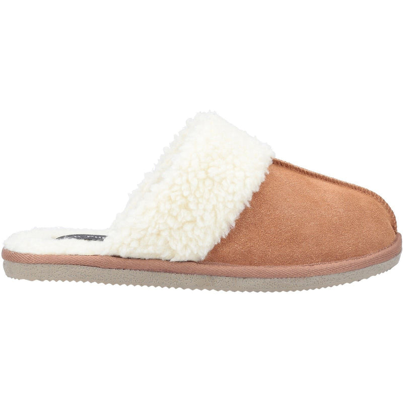 Hush Puppies Arianna Wildleder Damen Hausschuhe In Braun
