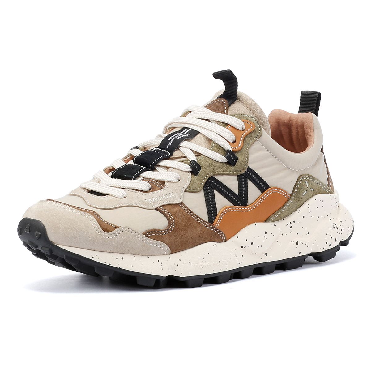 Flower Mountain Lenzan Wildleder Herrensneaker In Beige