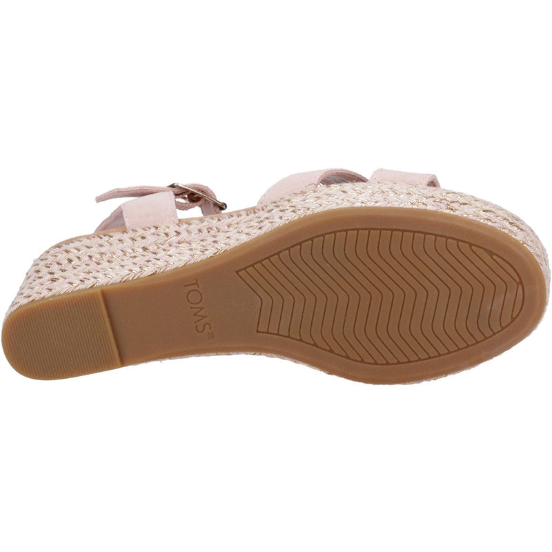 TOMS Audrey Damen Sandalen Aus Hellem Rosé-Leder