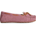 Sperry Reina Wildleder Damen Hausschuhe In Malve