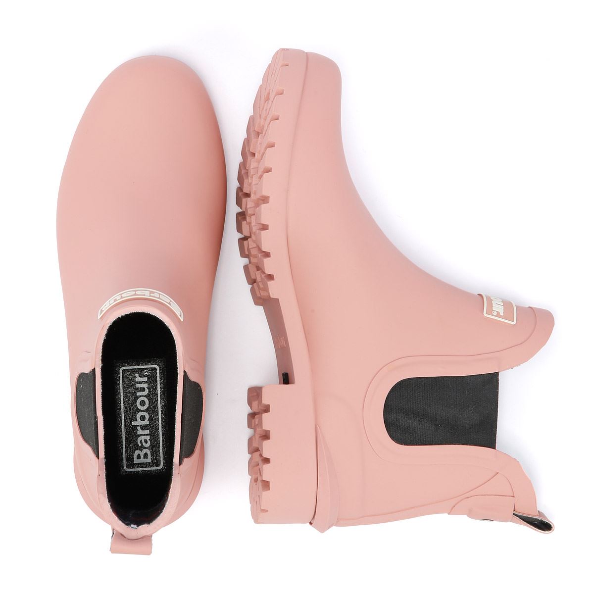 Barbour Wilton Damen Rosa Gummistiefel