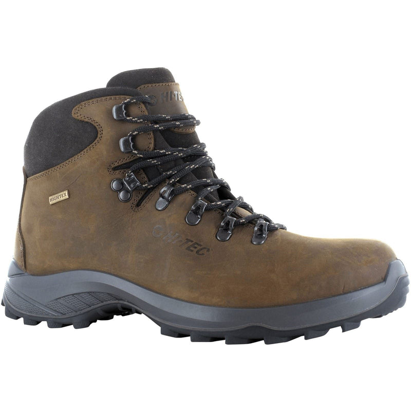 Hi-Tec Ravine Lite Herren Wanderschuhe Aus Braunem Leder