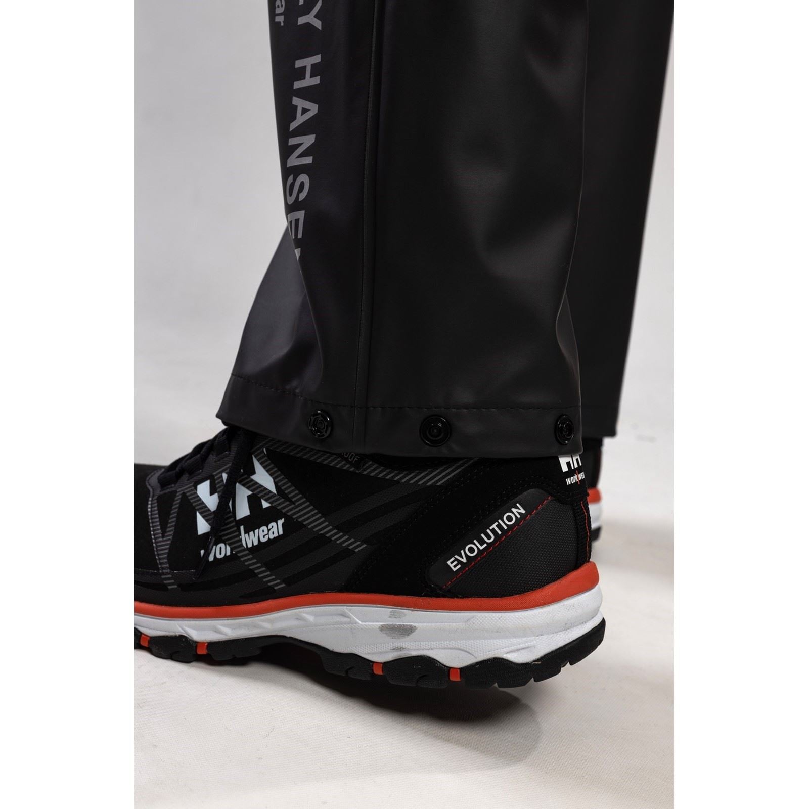 Helly Hansen Workwear Voss Polyester Unisex Erwachsenen Schwarze Regenhose
